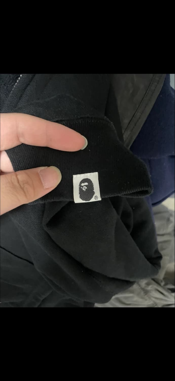 베이프X언리밋 콜라보 더블샤크 후드집업 상품이미지9