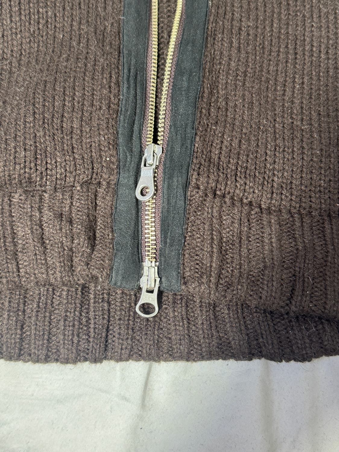 Nicole 퍼 칼라 니트집업 y2k vkei  상품이미지5