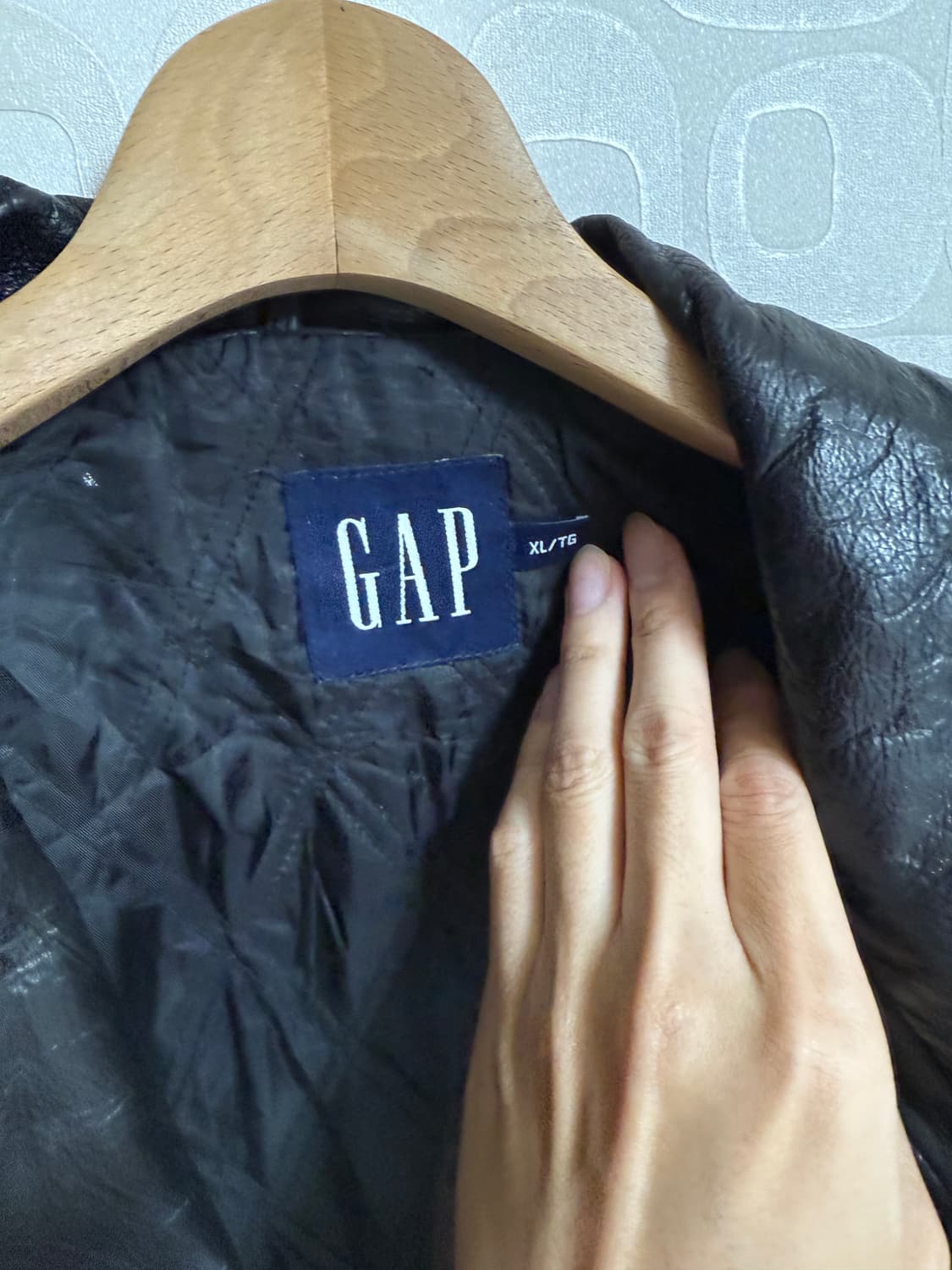 Gap 갭 90S OLD GAP 가죽 카코트 XL사이즈 상품이미지5