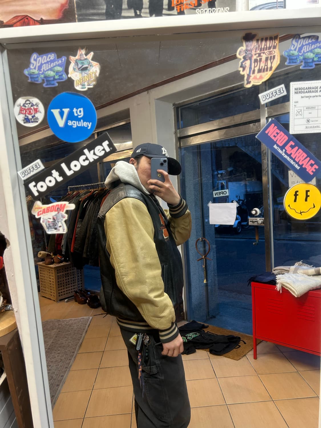 90‘s Shane 소가죽 바시티자켓 상품이미지8