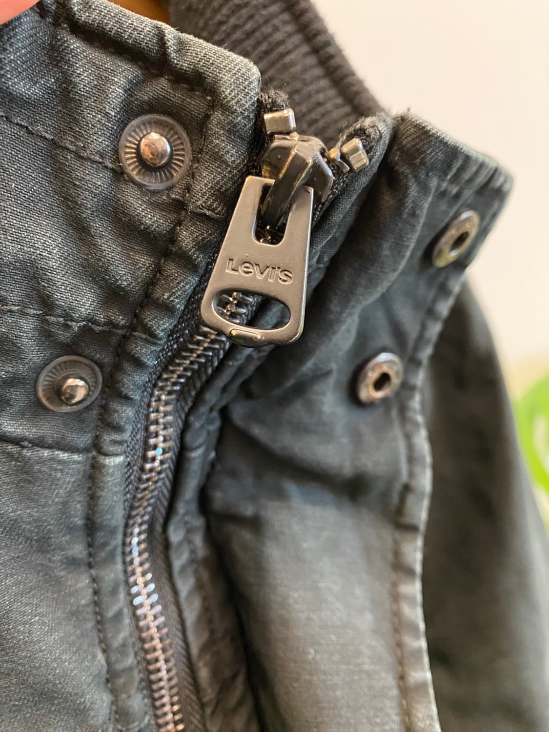 리바이스 블랙 누빔 워크 자켓(가먼트다잉) 상품이미지6