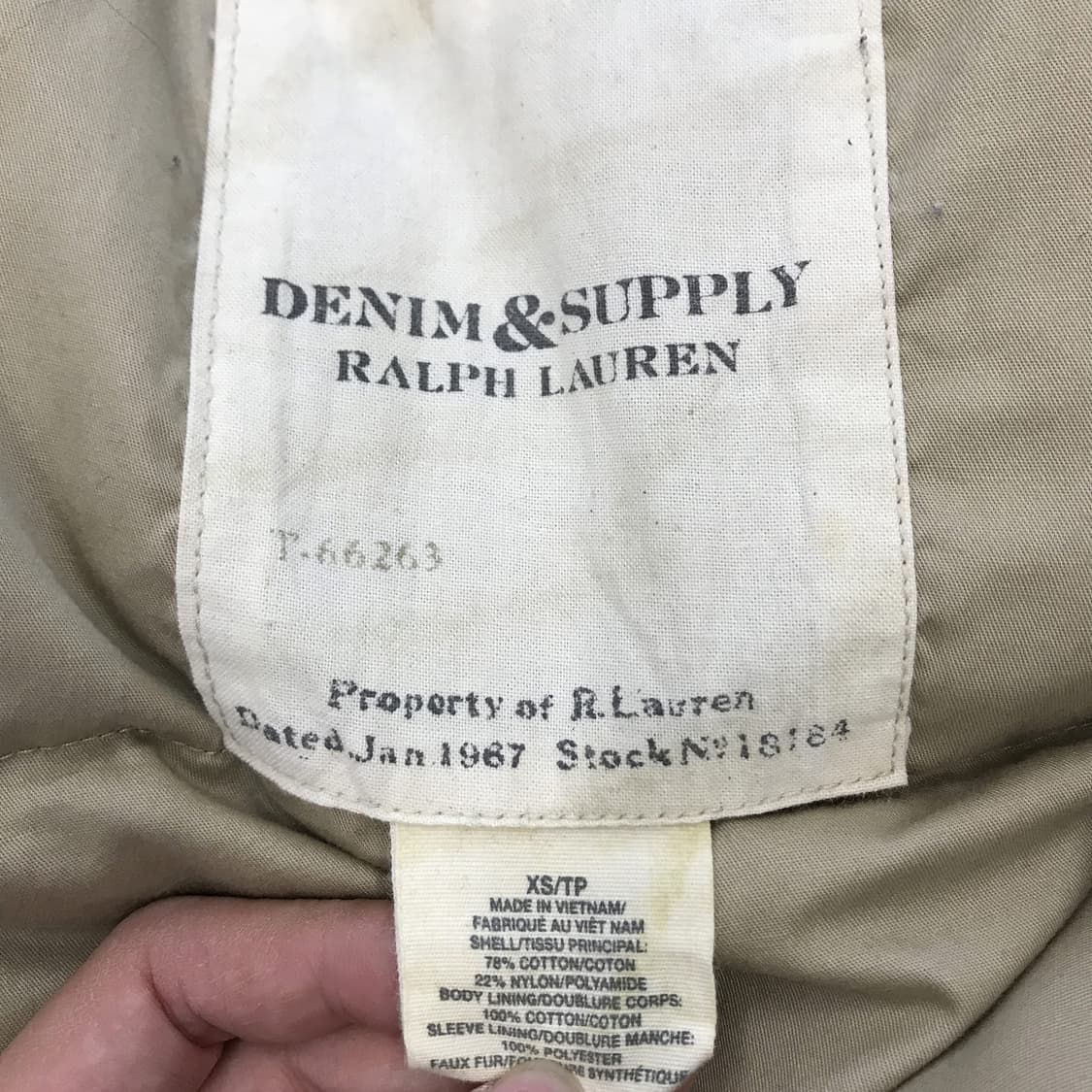 데님앤서플라이 폴로 야상패딩점퍼 [여성55] 상품이미지4