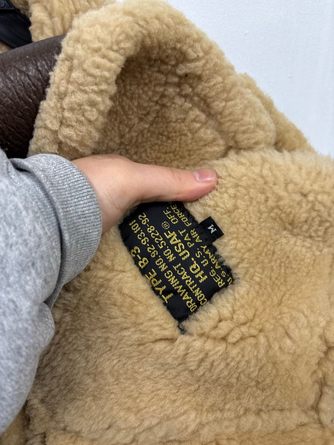 B-3 양가죽 무스탕 상품이미지7