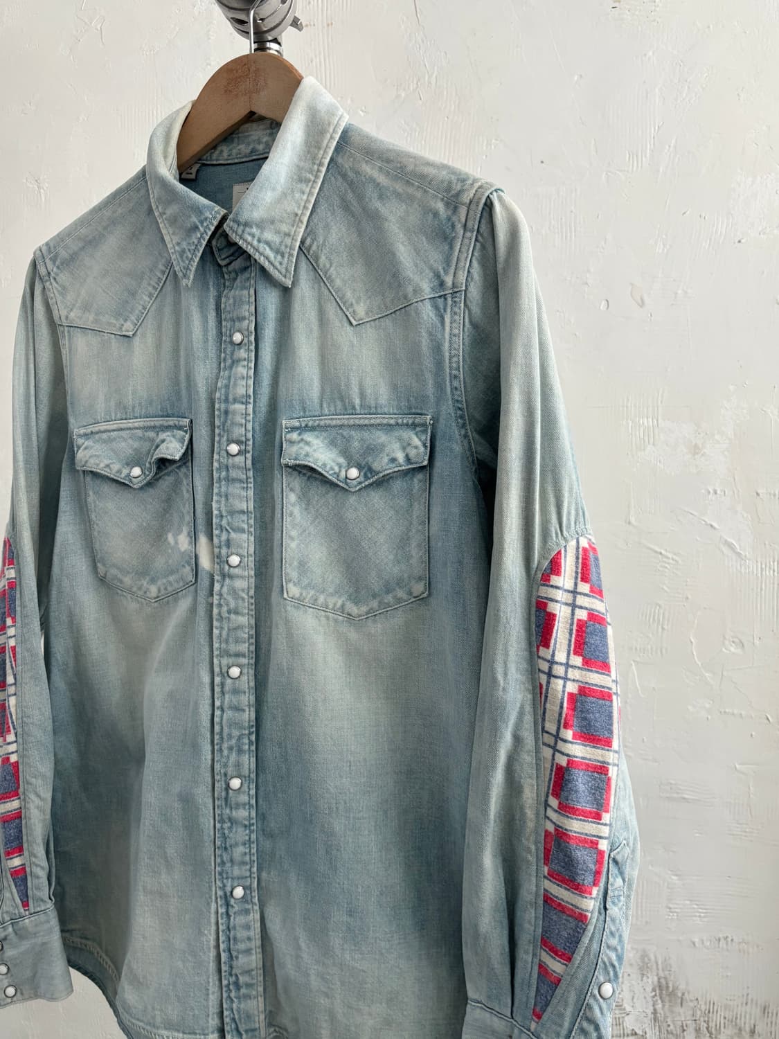 Visvim 비즈빔 패치워크 데님 셔츠  상품이미지4