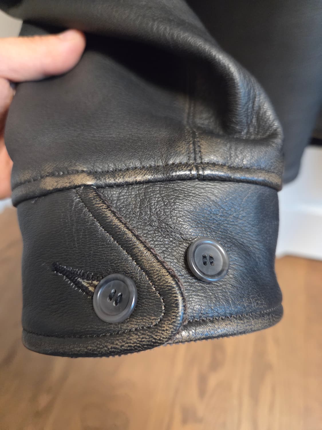 [36] 올드조 허큘러스 파티나 브라운 디어스킨 상품이미지5