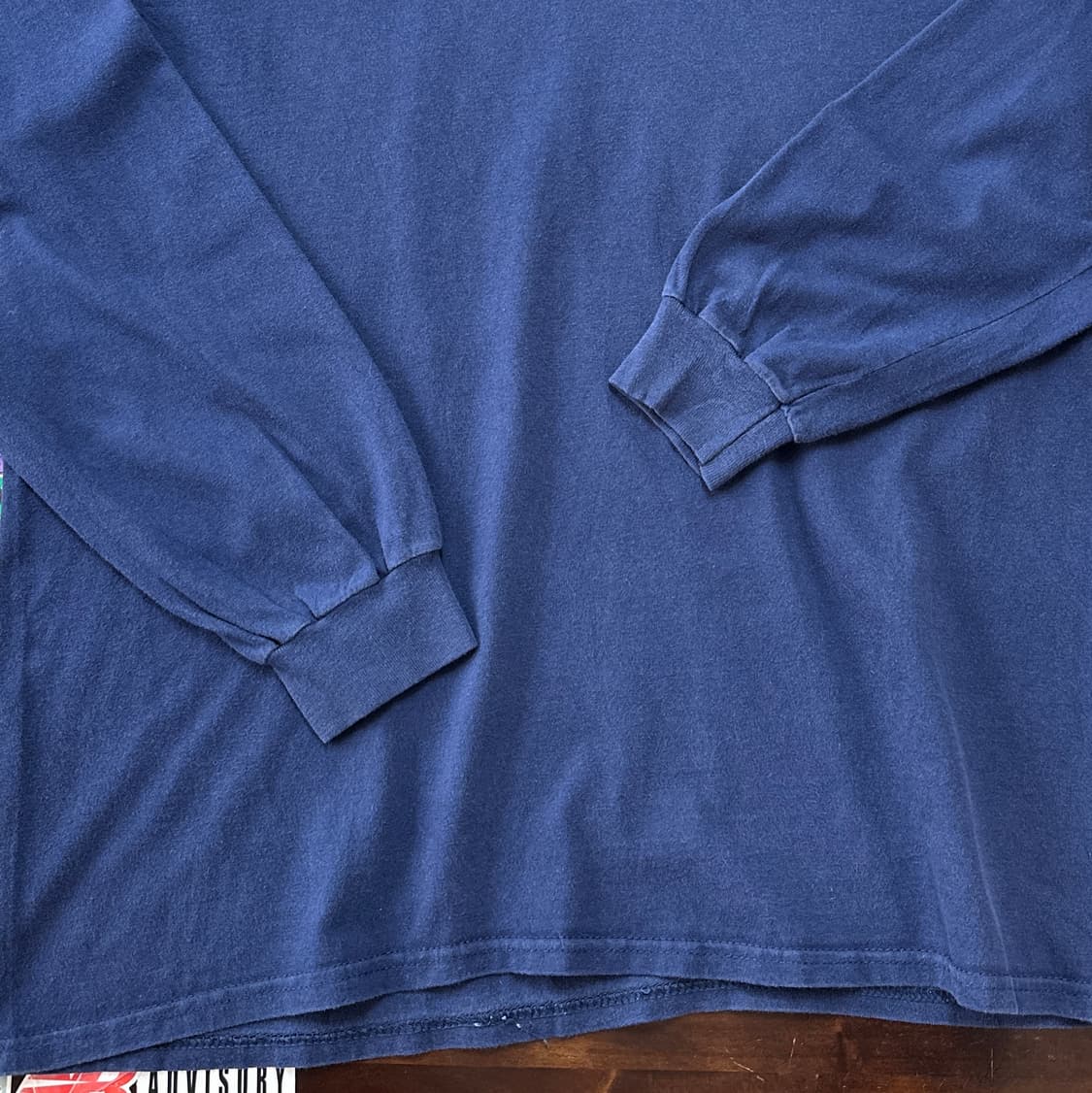 90s 헤인즈 블랭크 빈티지 롱슬리브 티셔츠 L 상품이미지3