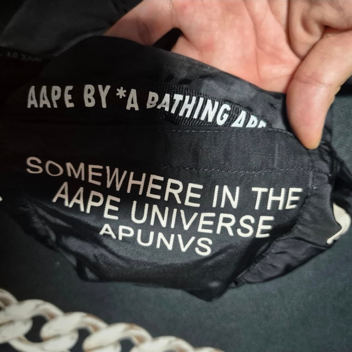 베이프 AAPE 피쉬테일 푸퍼 패딩 L 정품 상품이미지2