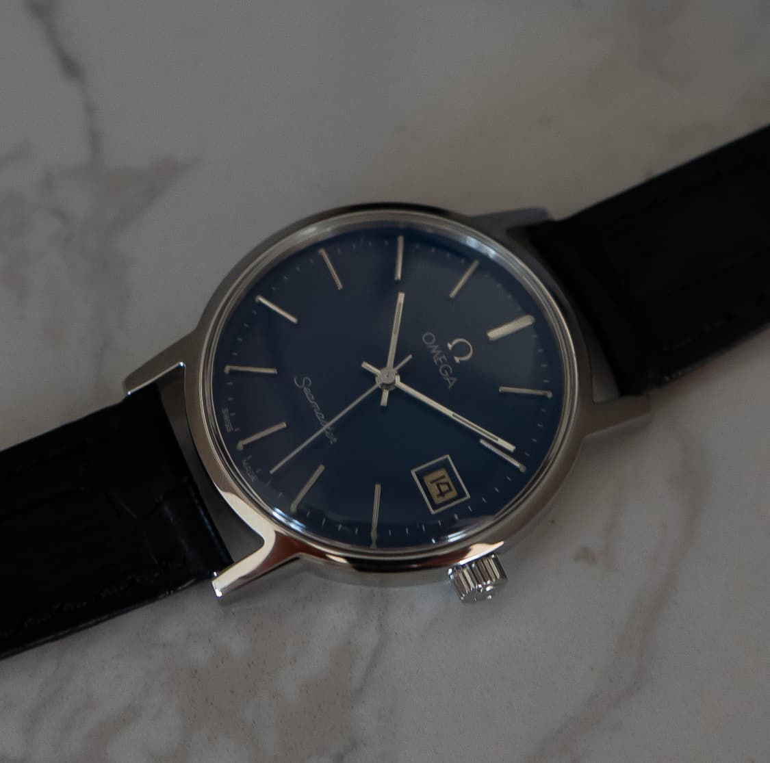 오메가 씨마스터 청판 수동 빈티지 시계 상품이미지2