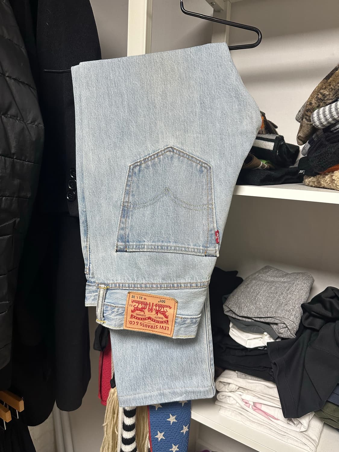 리바이스 501 데님 연청 31 상품이미지2