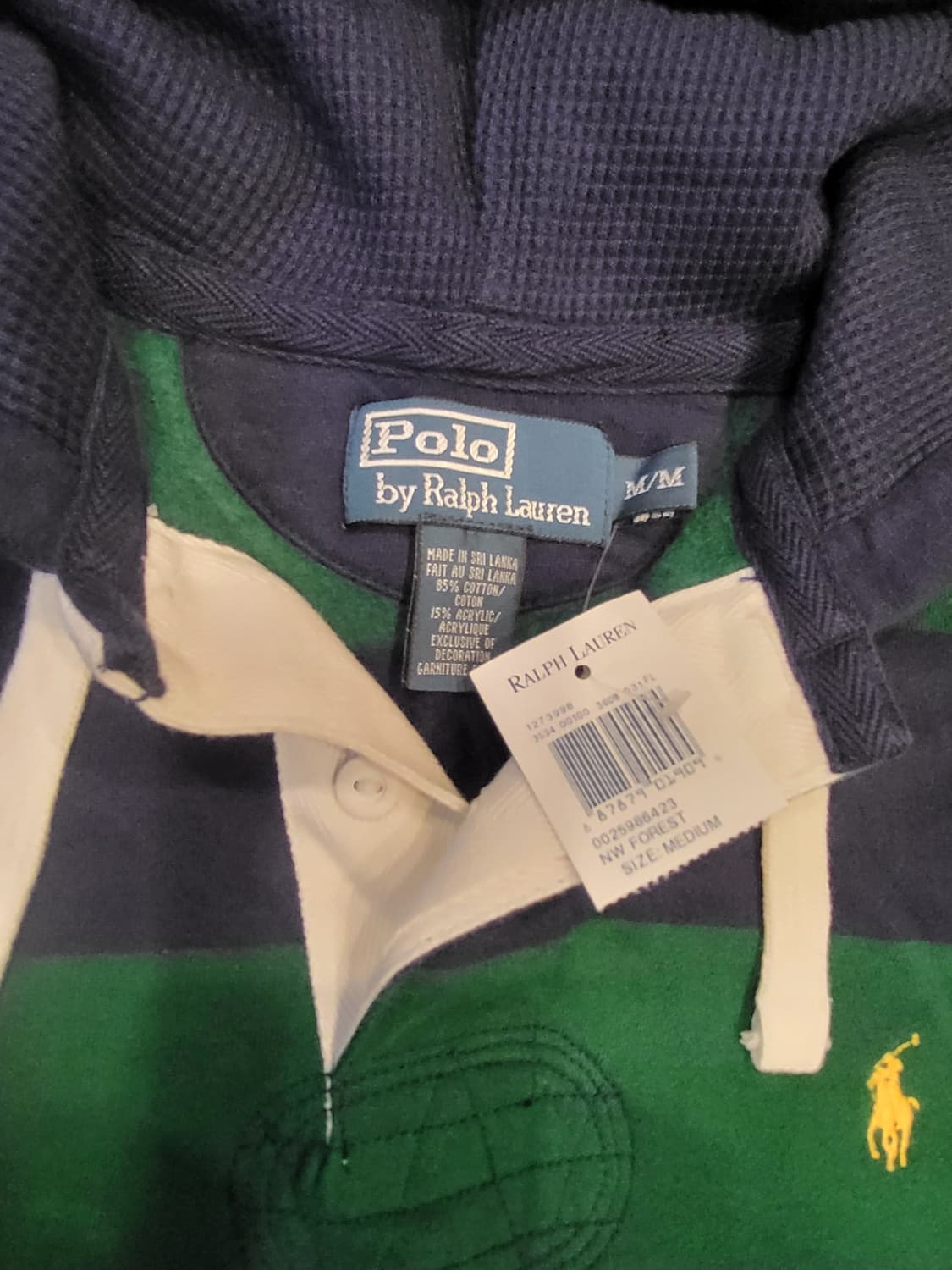 폴로 랄프로렌 스트라이프 기모 후드티
남성 M사이즈 새상품 상품이미지2