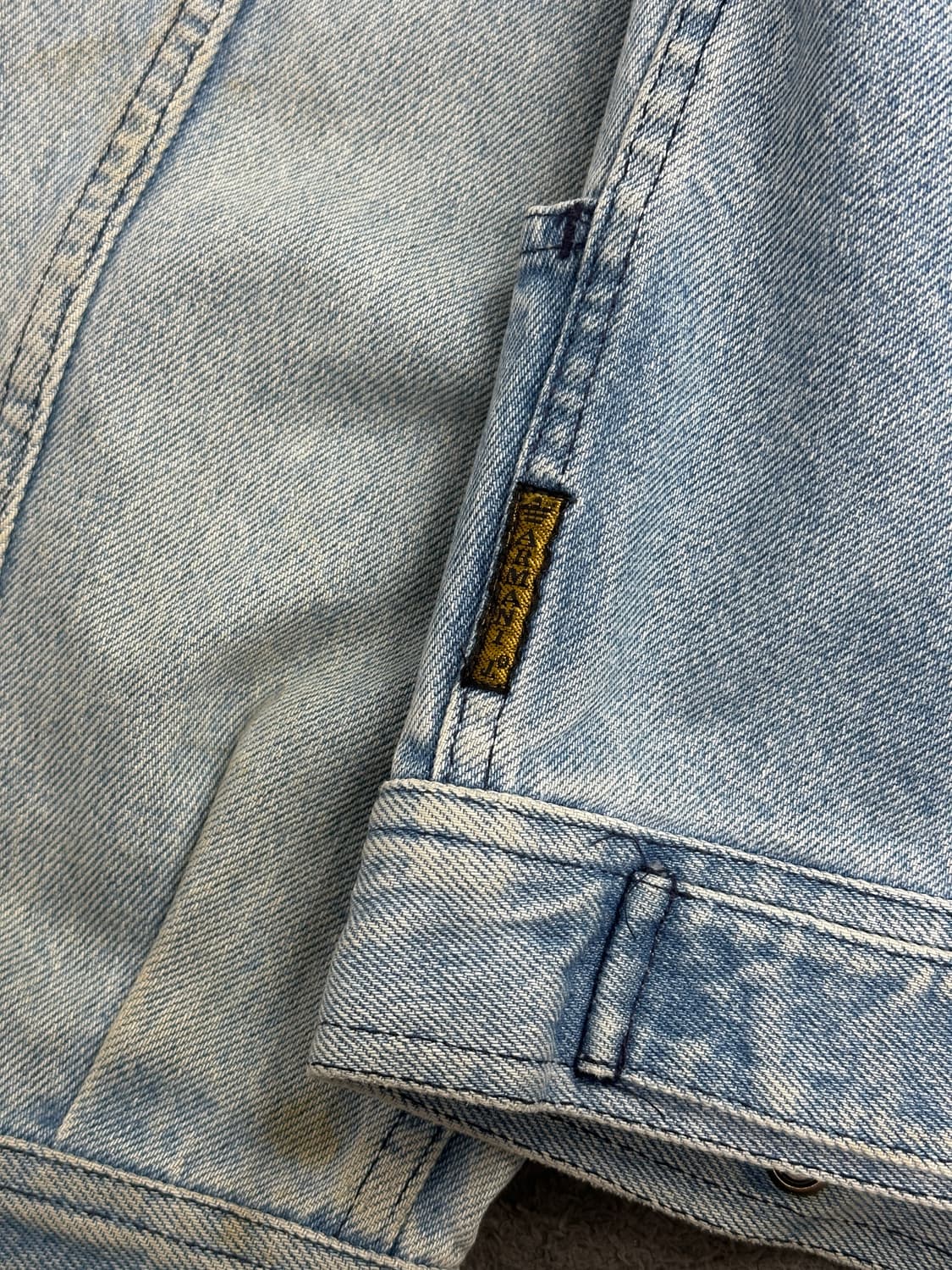 80s Armani Jeans 데님 트러커 자켓 M 상품이미지6