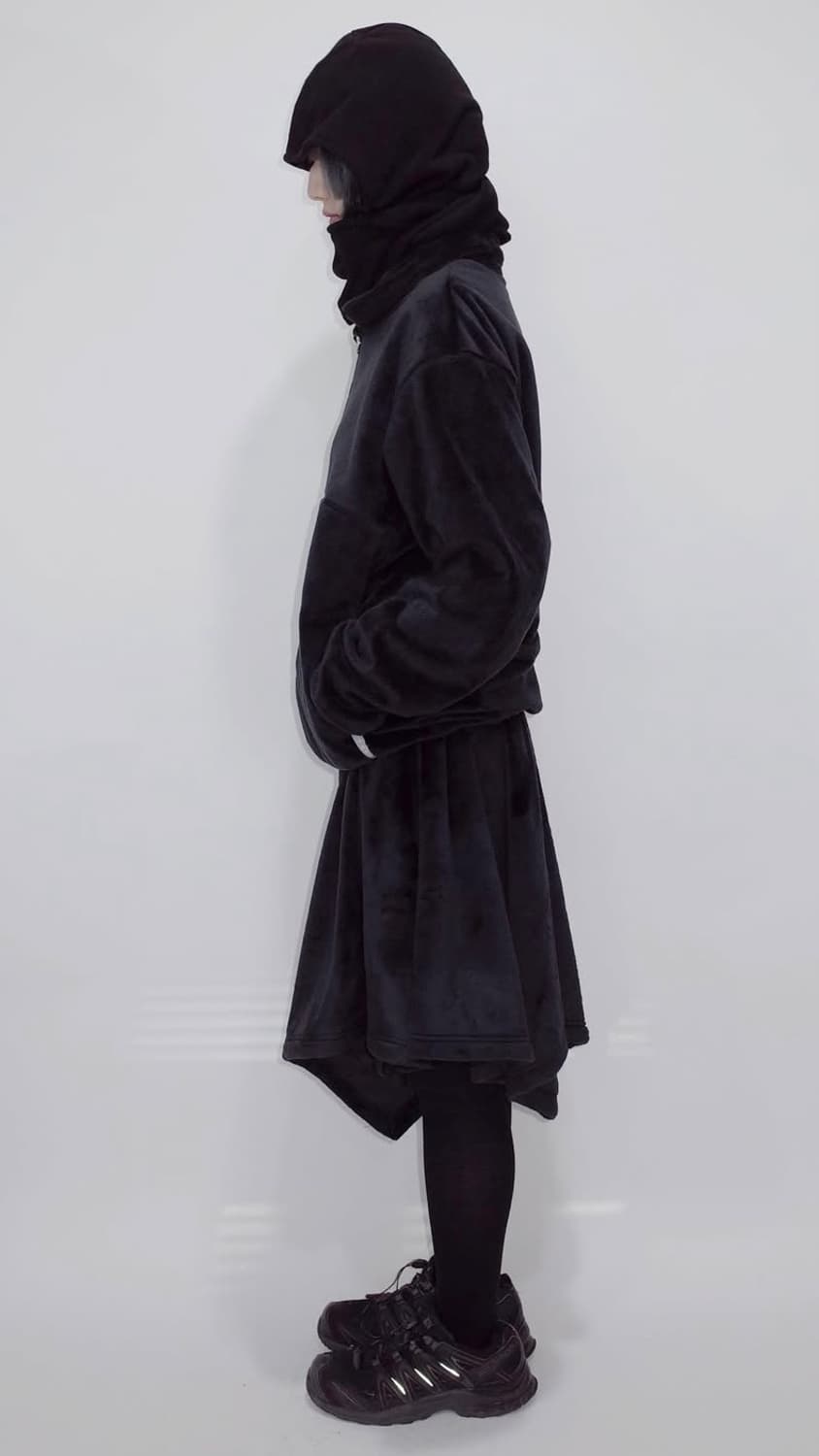 JICHOICOMFORT  FLEECE HOODIE SCARF 상품이미지2
