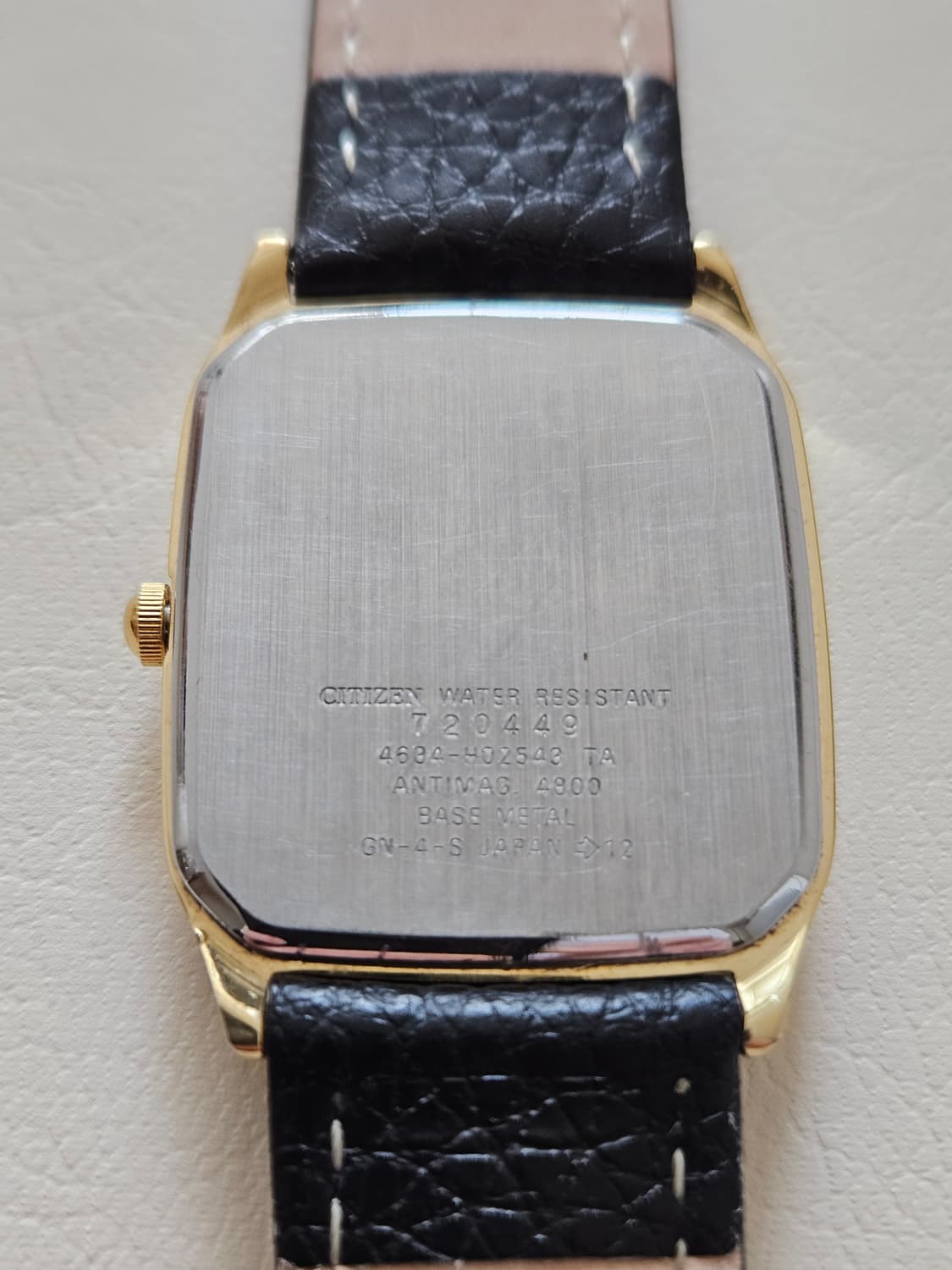 빈티지 시티즌 포르마 금장 가죽 시계 상품이미지7