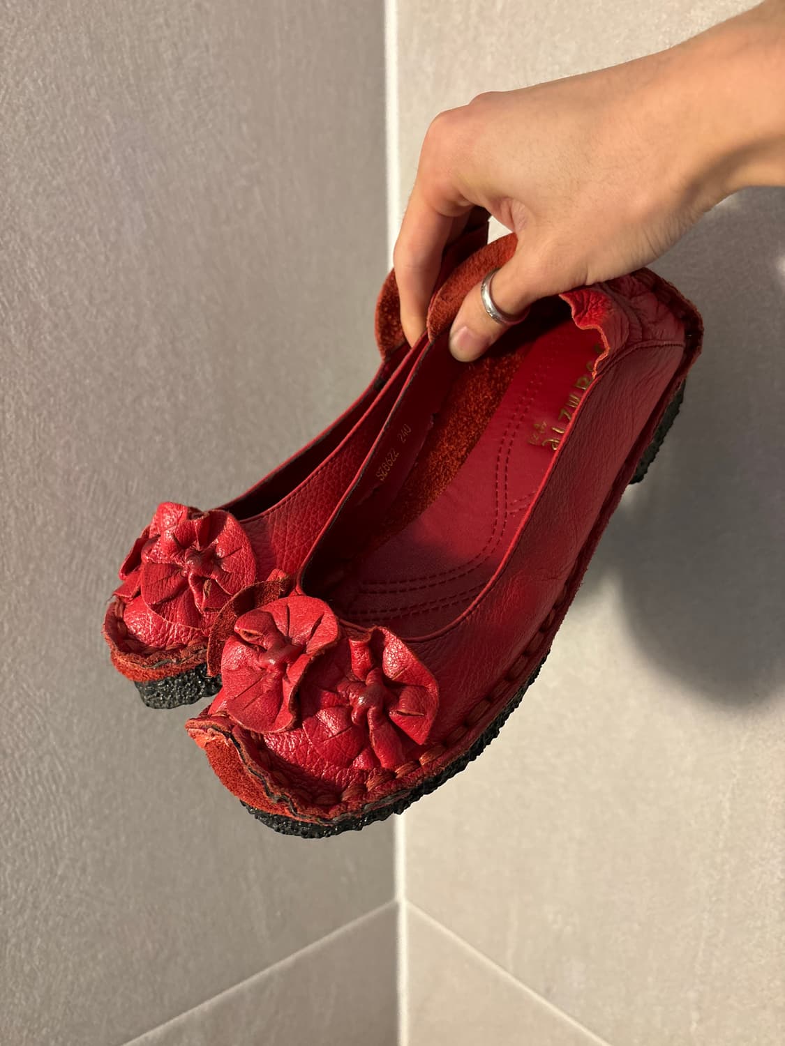 쌈지 레더 플랫슈즈 상품이미지2