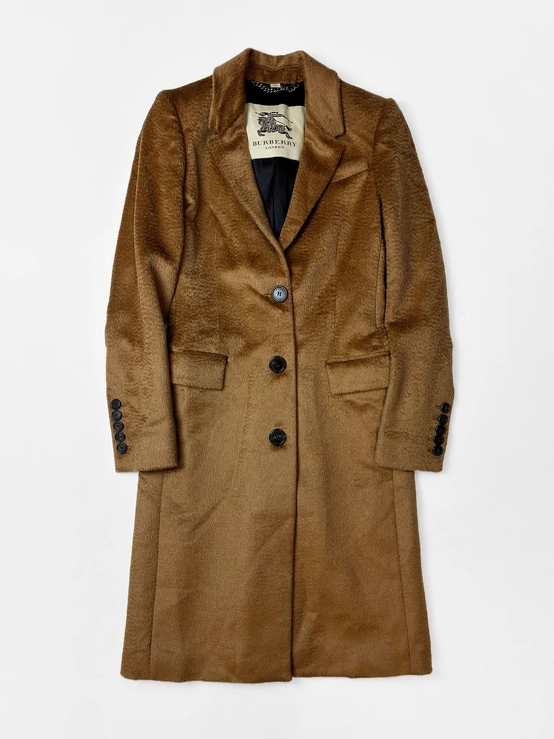 버버리 런던 라마 헤어 울 롱 코트 PN5419 상품이미지1