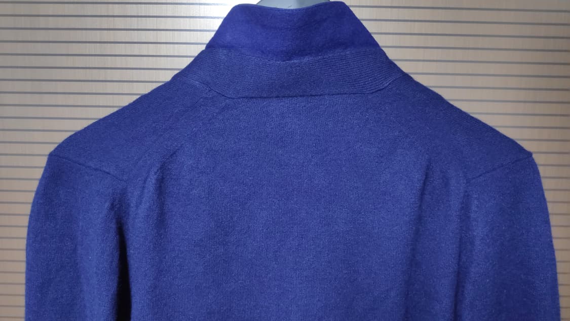 울-알파카 노치 라펠 카디건 상품이미지4