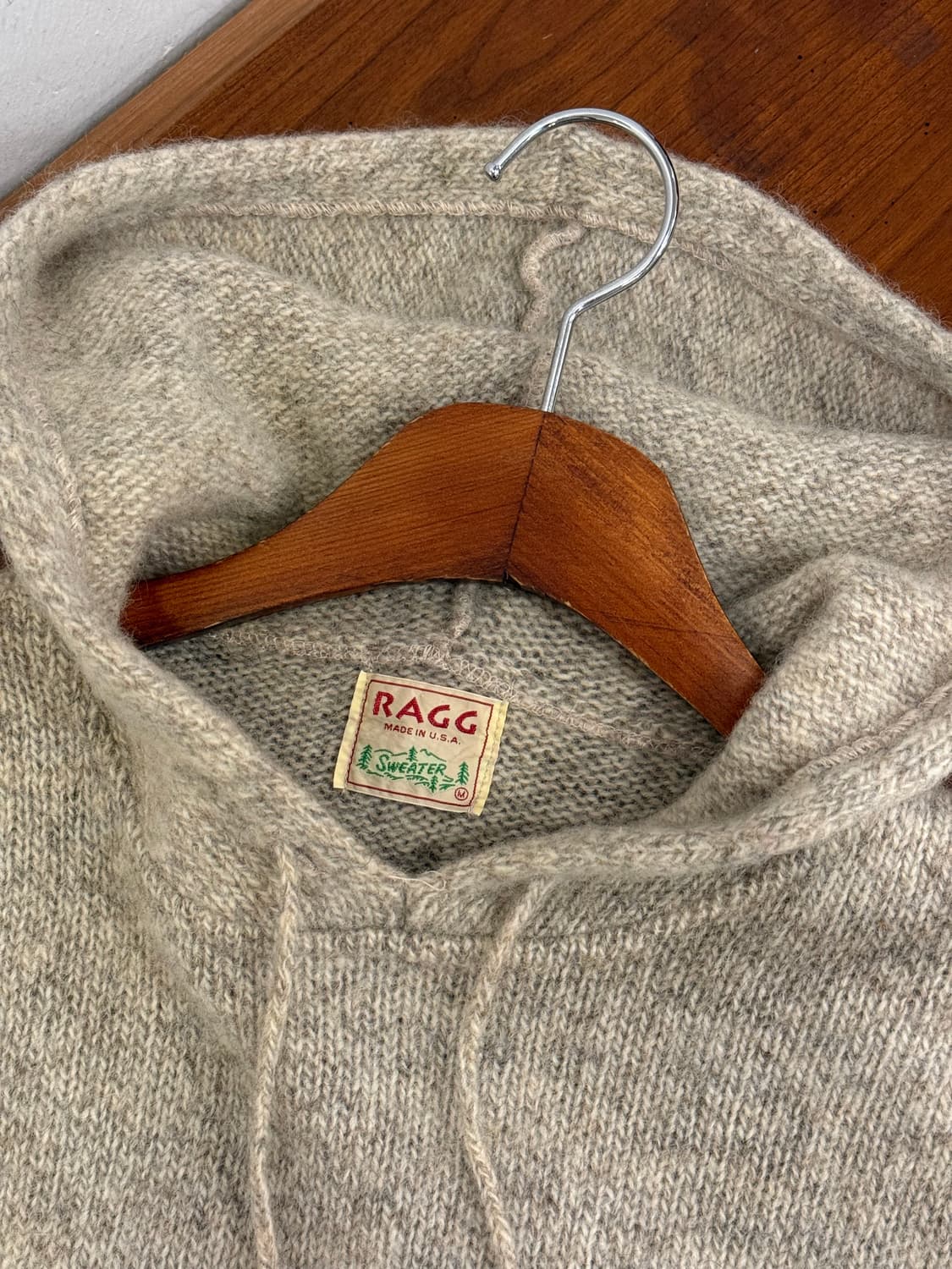 M) USA Ragg Wool Knit Hoodie 상품이미지7