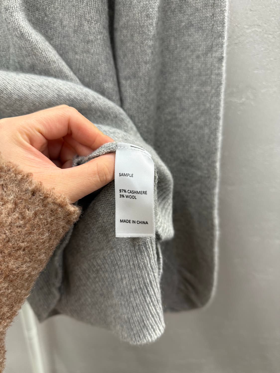 FRAME 프레임 캐시미어 울 니트 그레이 S/P 상품이미지6