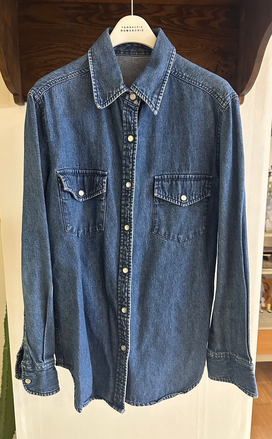 빈티지 청남방 셔츠 (38) 상품이미지1