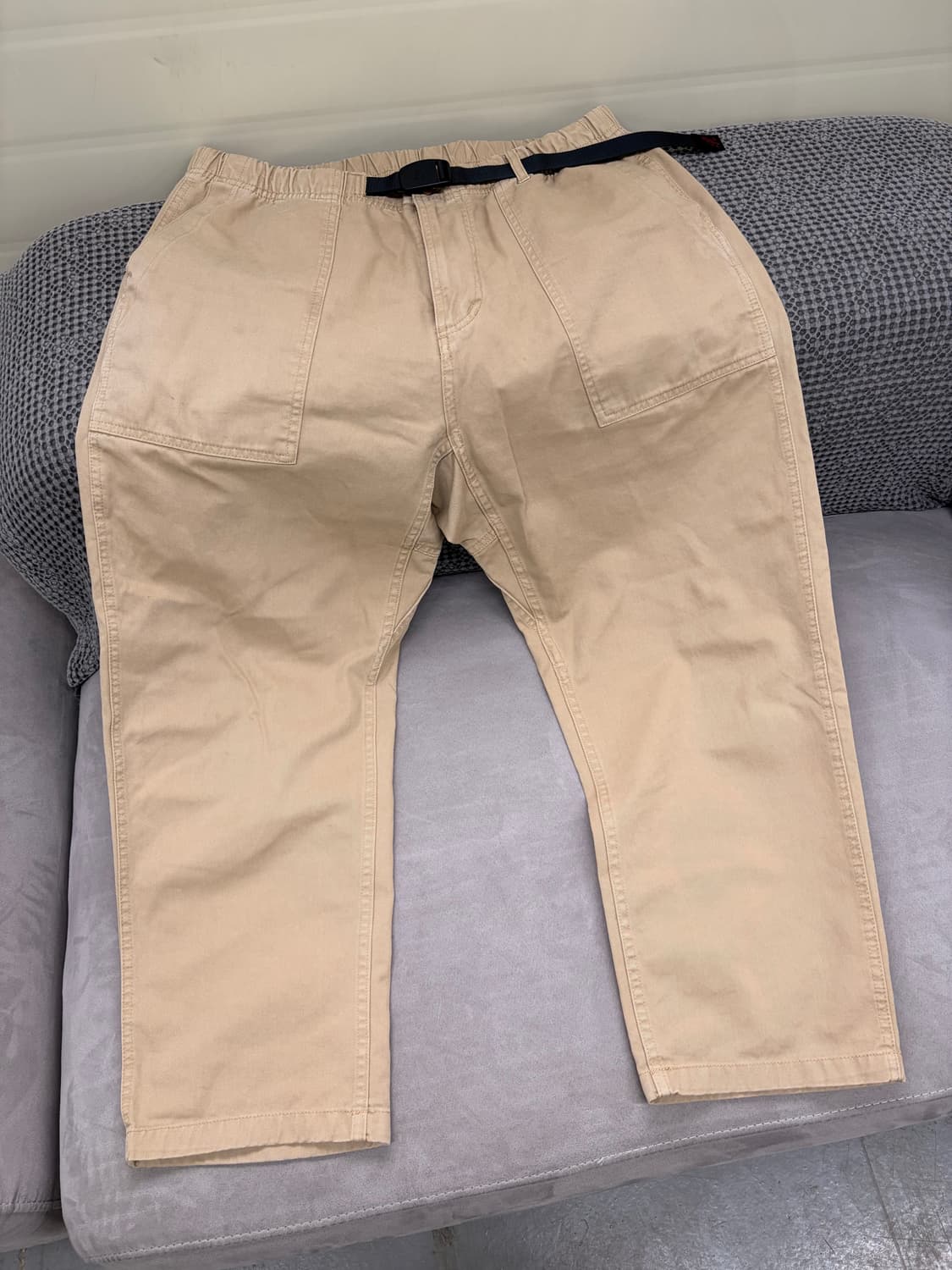 그라미치 루즈테이퍼드 베이지 L 상품이미지1