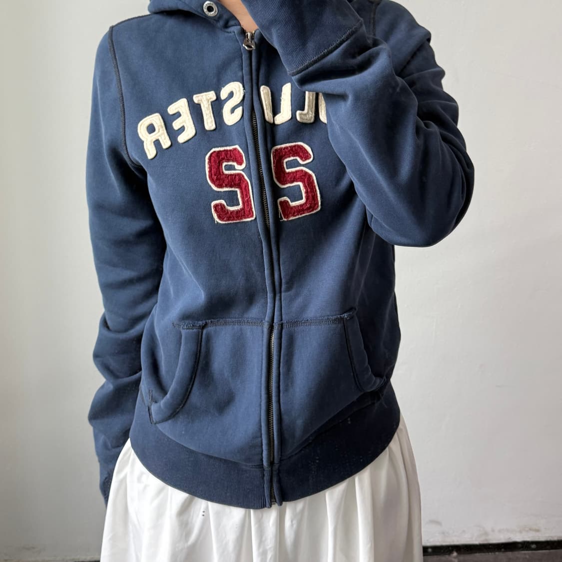 [S] 홀리스터 네이비 후드집업 상품이미지1