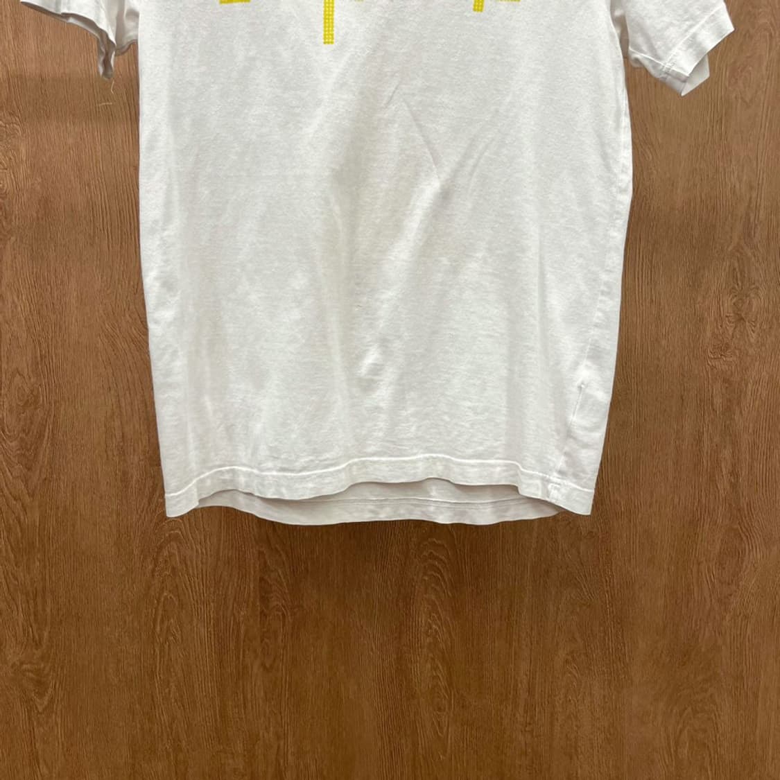 폴스미스 반팔 티셔츠 그라데이션 레터링 프린팅 라운드넥 디테일 화이트 상품이미지5