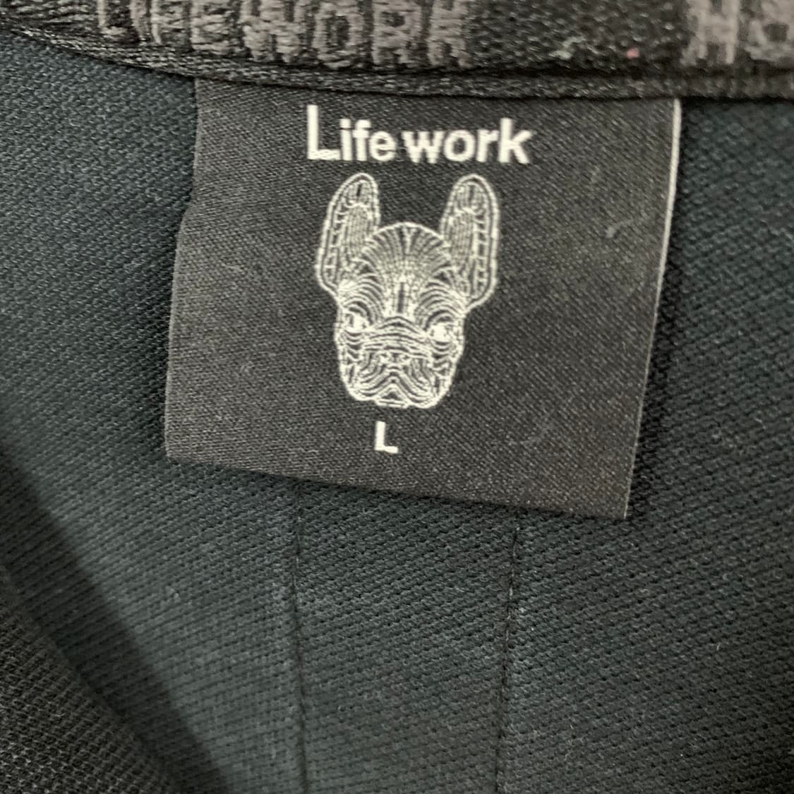 L 라이프워크 실리콘 라독 패치 오버핏 PK 반팔 카라티 상품이미지7