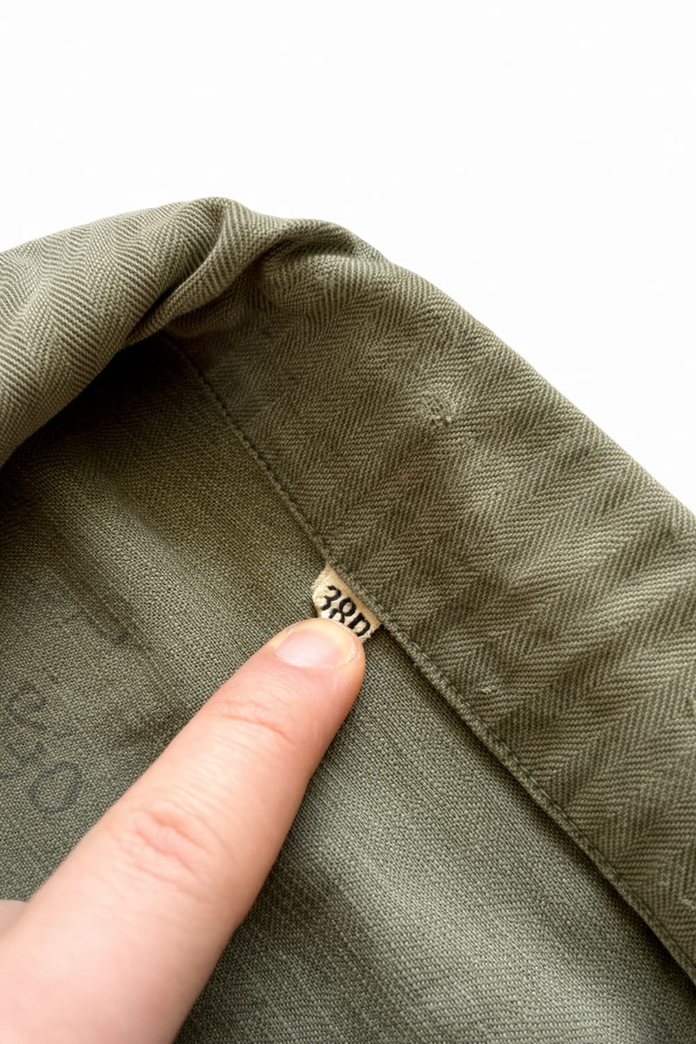 40s WW2 미군 M-43 HBT 셔츠 38R 상품이미지8