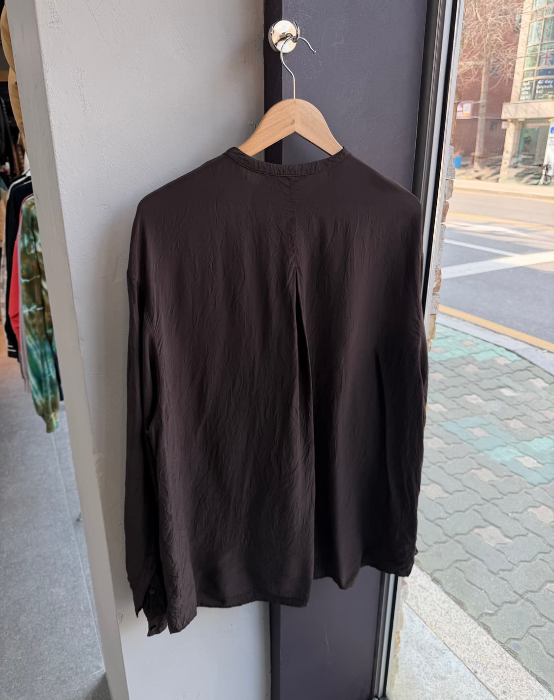 105/ 타임옴므 24SS 크링클 백 인버티드 셔츠 상품이미지8