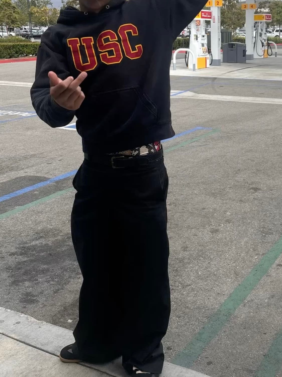 🇲🇽 00s 러셀 USC 후드 블랙 상품이미지1
