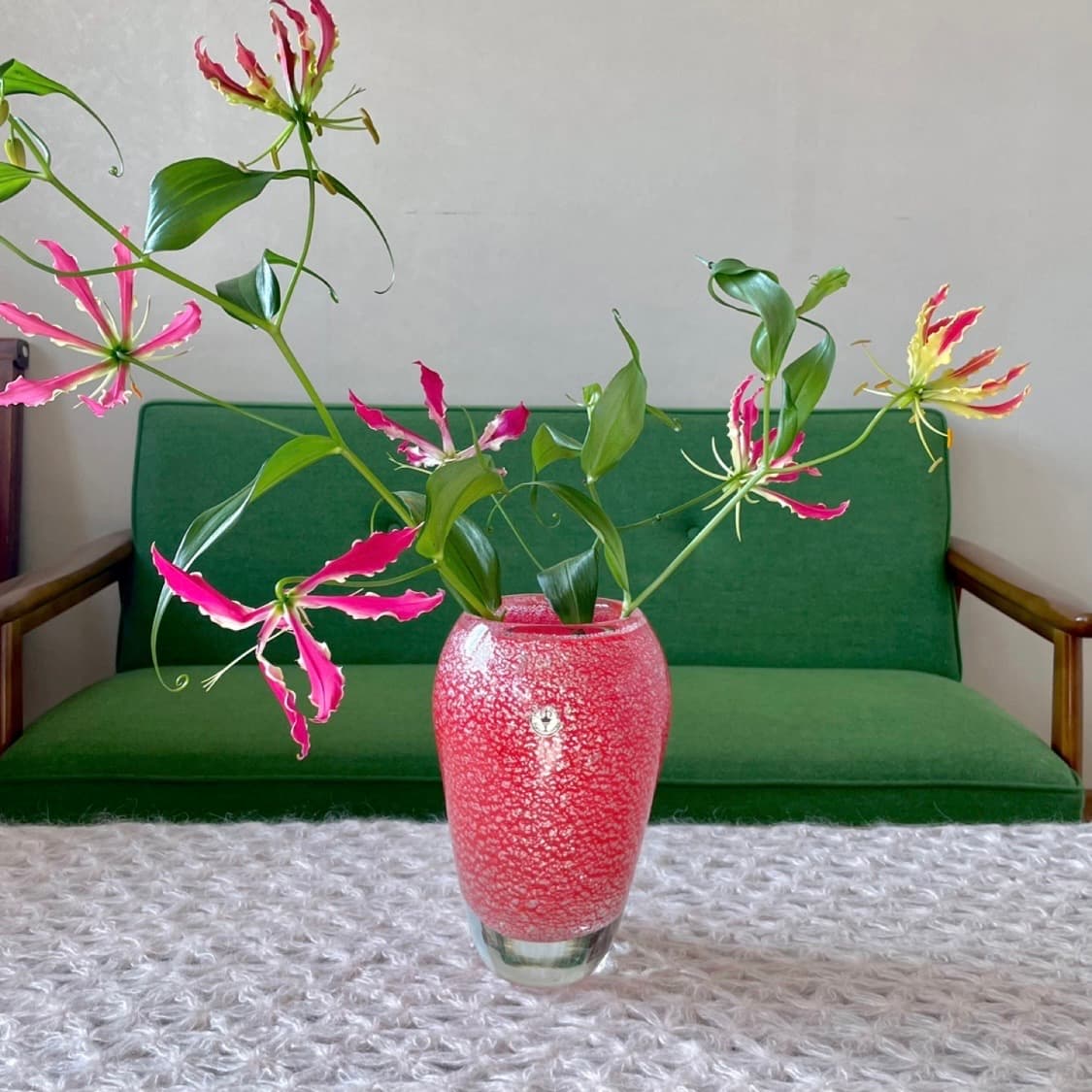 [빈티지 화병] 70’s Vintage 이와타 글라스 화병 상품이미지1