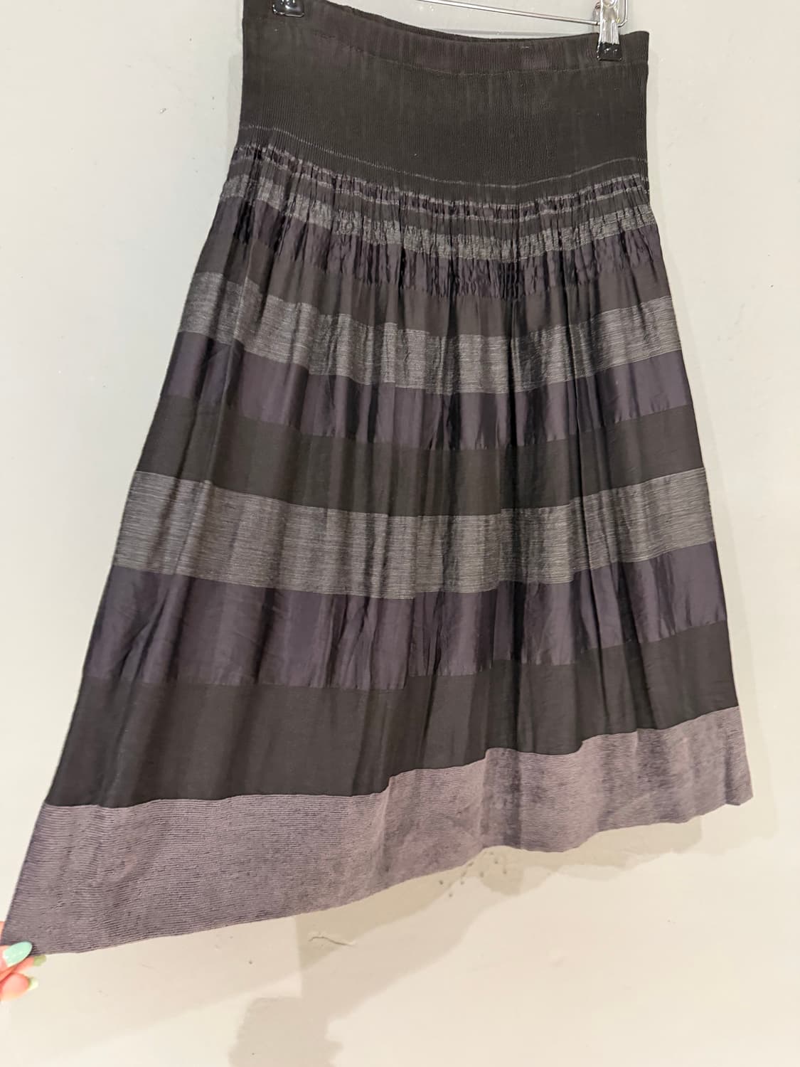 banding line stripe pattern skirt 상품이미지7