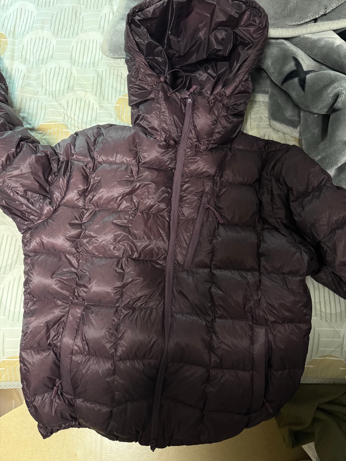 인템포무드 아크틱 라이트다운 경량패딩 퍼플 XL 상품이미지1