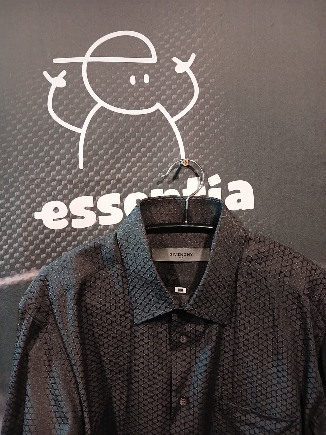 Givenchy 블랙 도트 패턴 셔츠 상품이미지2