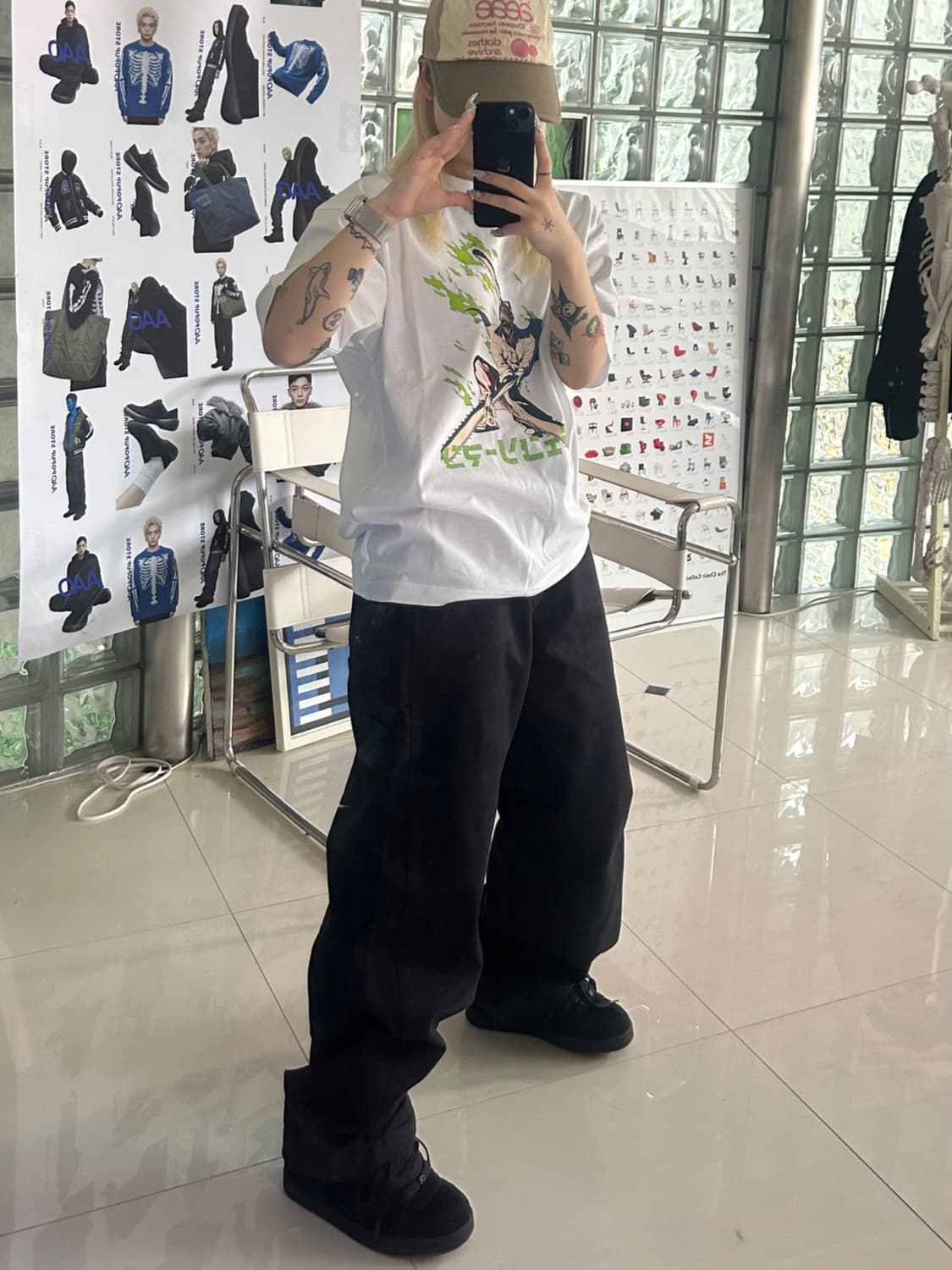 barrel leg work pants 베렐 레그 워크 팬츠 상품이미지2
