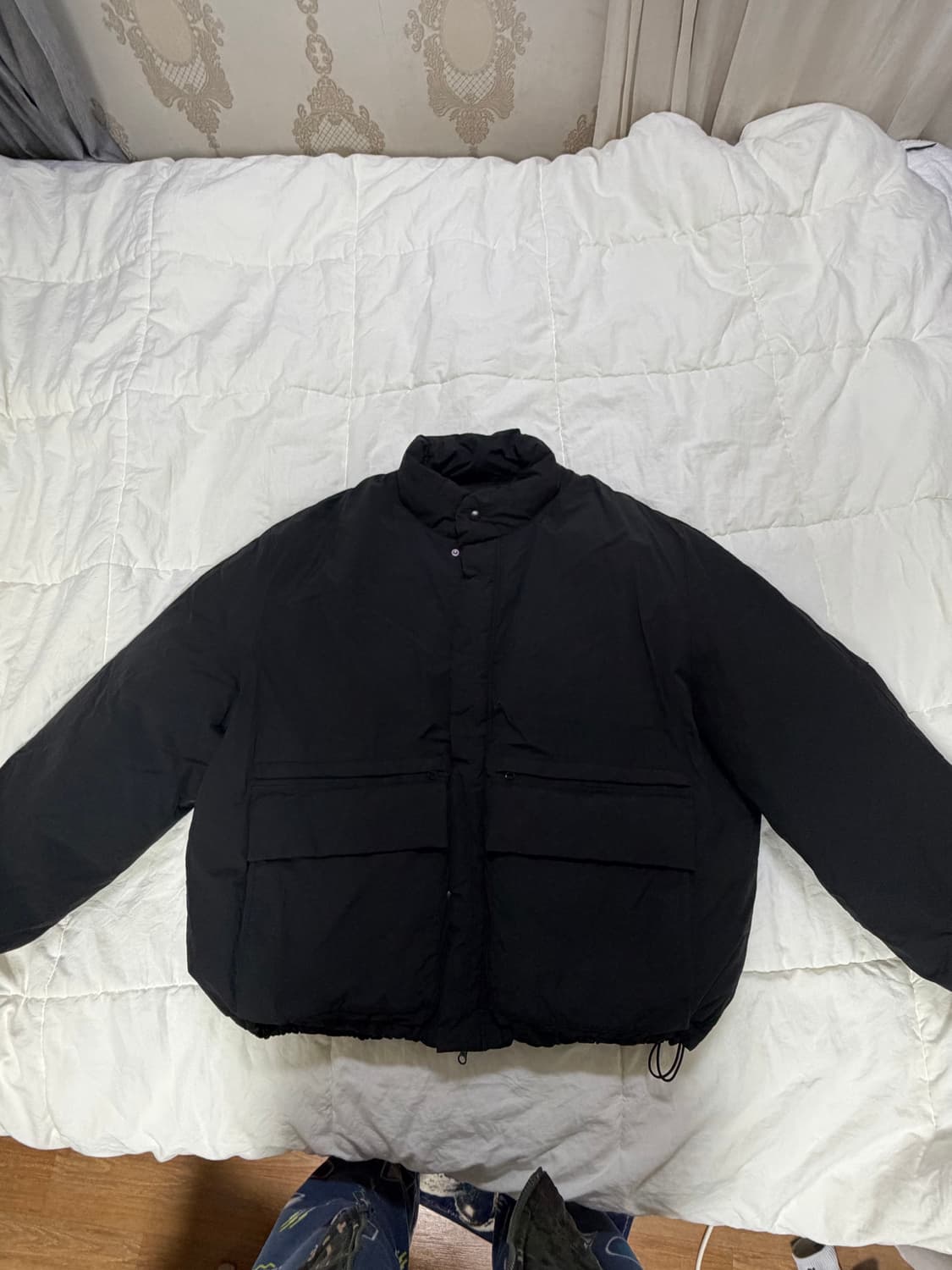 프리즘웍스 BALLOON DOWN JUMPER 블랙  상품이미지2