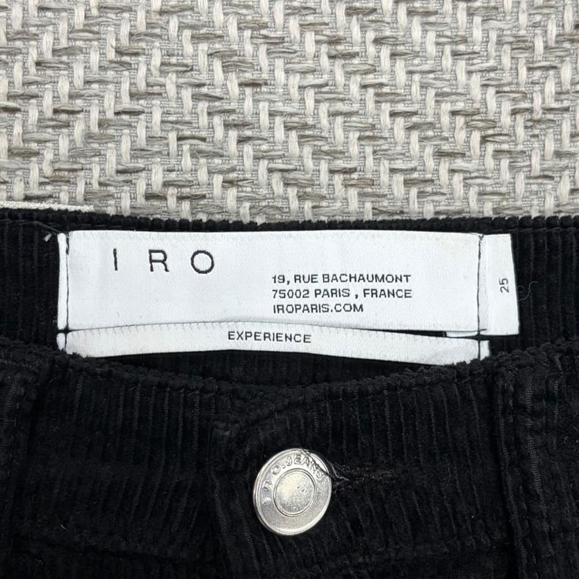 이로 블랙 코듀로이 팬츠 v1489 상품이미지5