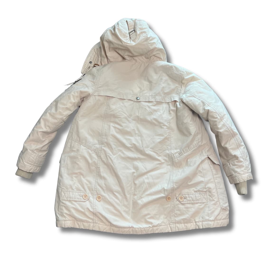 써스데이아일랜드 아이보리 떡볶이 패딩 점퍼 사파리 모리걸 상품이미지3