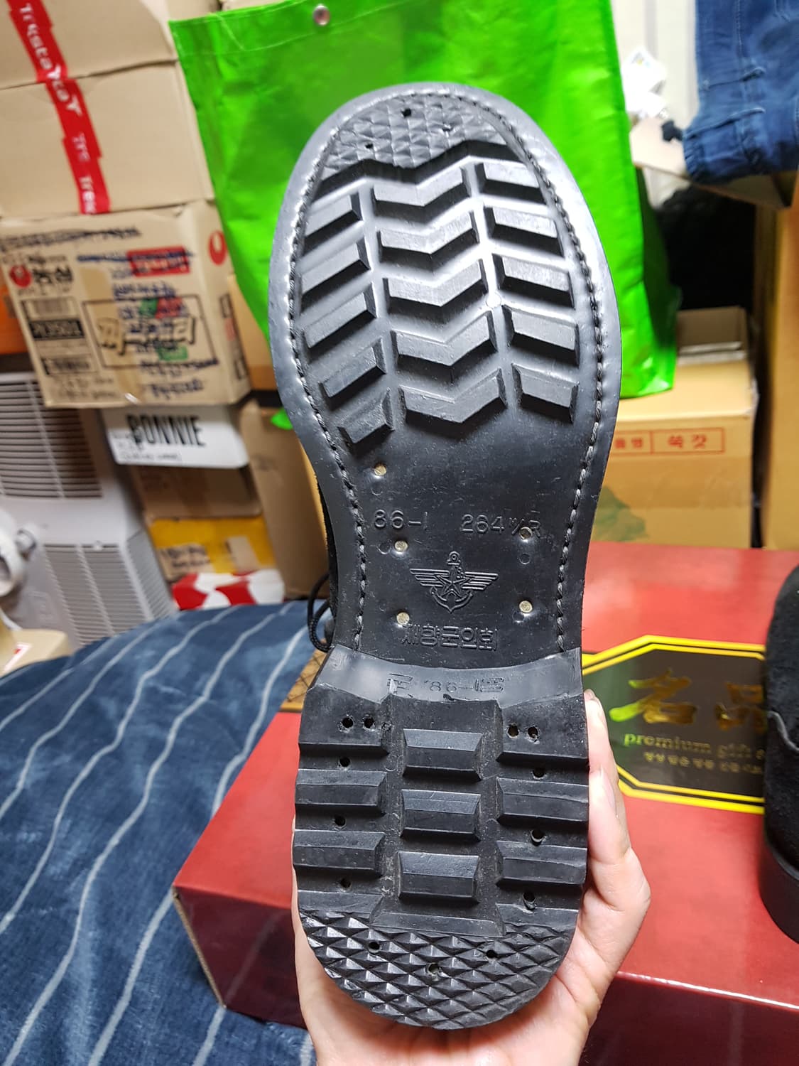 해병대 세무 워커 전투화 군화 86년 264W 11.0W 판매 상품이미지4