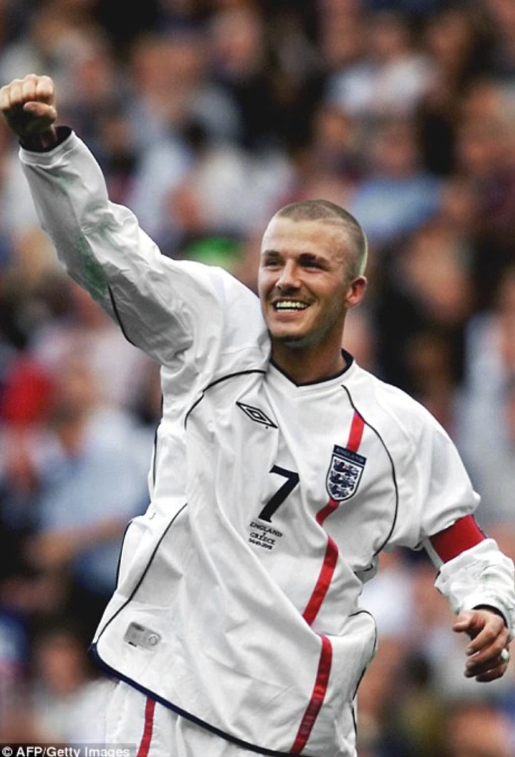 레트로) 02-04 잉글랜드 국대 베컴 긴팔유니폼 L 상품이미지10