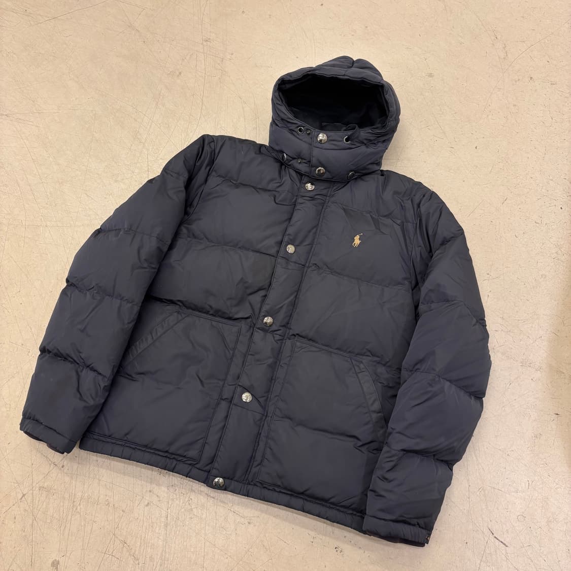 폴로 랄프로렌 00s 구스다운 후드 패딩 상품이미지1