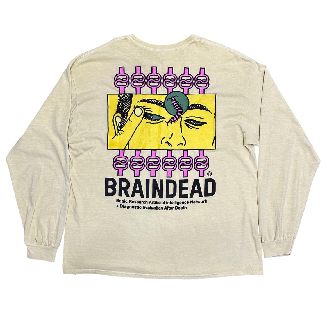 BRAIN DEAD 백 그래픽 롱슬리브 티셔츠 상품이미지6