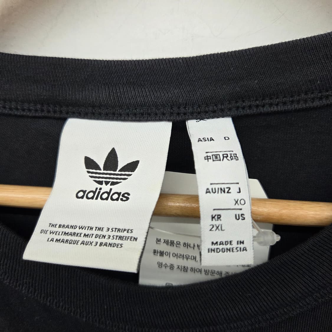 아디다스 오리지널스 Three Stripe Team 반팔 티셔츠 남2XL 상품이미지4