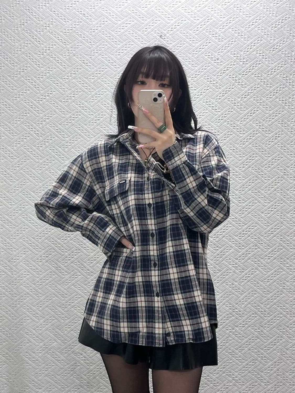 LEE 리 컨트리 빈티지 캐주얼 오버핏 타탄체크 셔츠 100 C11114 상품이미지1