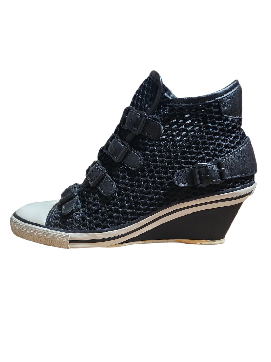 ASH 아쉬 GOSSIP 웨지힐 스니커즈 | 35 | 올블랙 상품이미지3