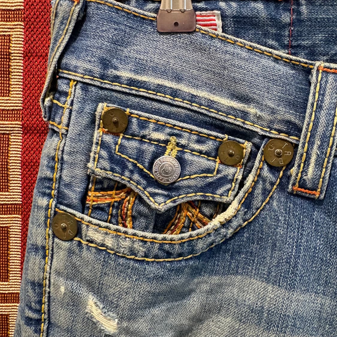 트루릴리전 USA 부츠컷 데님팬츠 상품이미지4