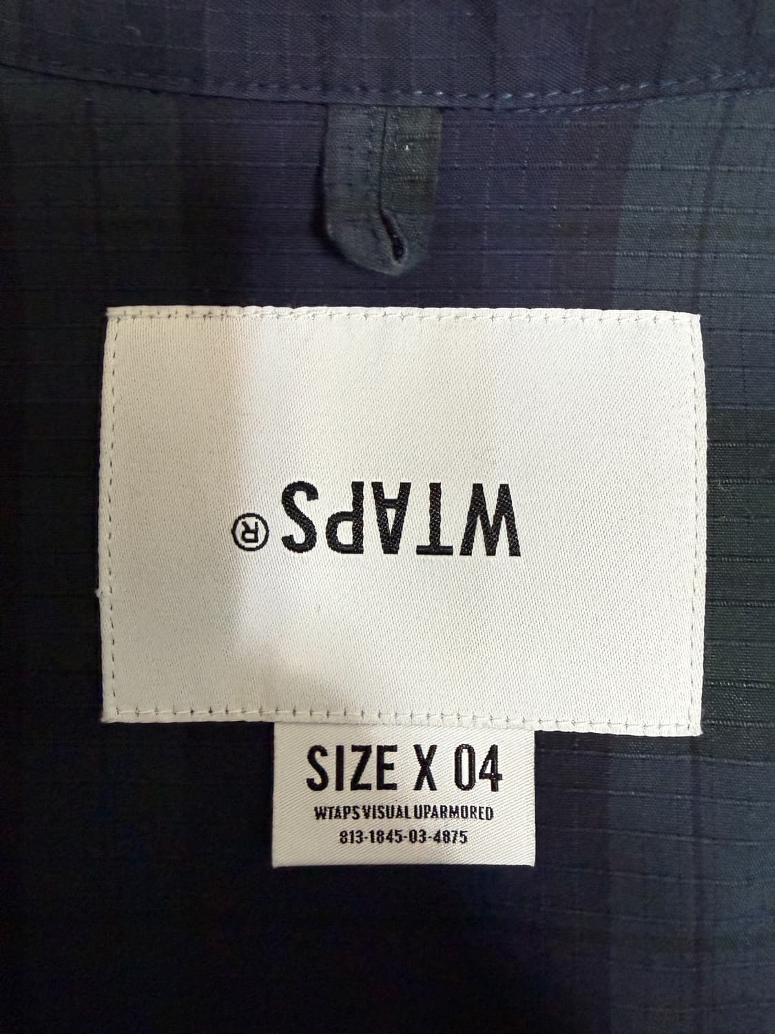 [XL] WTAPS 더블탭스 립스탑 플란넬 반팔 셔츠 4사이즈 상품이미지4