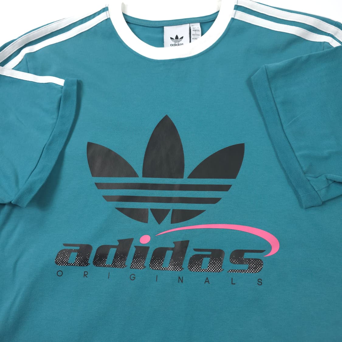 아디다스 오리지널 트레포일 로고 티셔츠 그린 (L) 상품이미지3