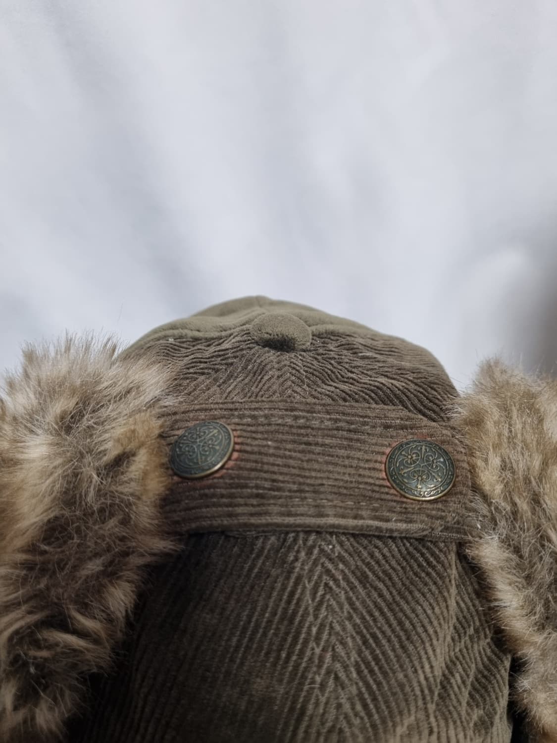 본더치 카키 코듀로이 트루퍼햇 y2k 상품이미지7