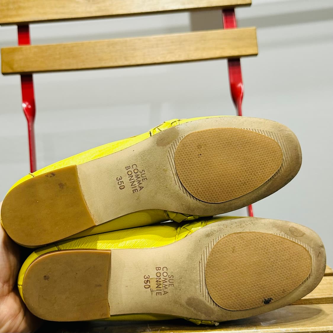 230) 슈콤마보니 로퍼 여성 여자 로퍼 옐로우 뮬 상품이미지6